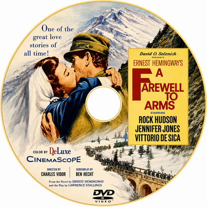 A FAREWELL TO ARMS (1932) Gary Cooper, Helen Hayes, Adolphe Menjou - Public Domain Movie DVD NO CASE