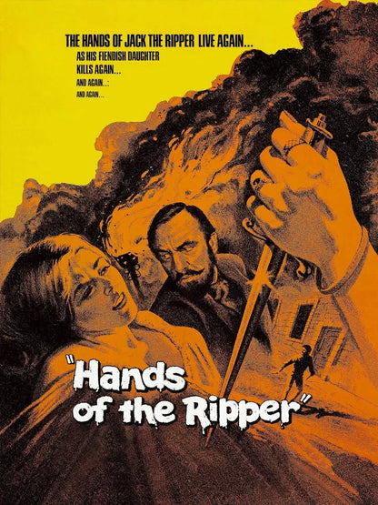 THE HANDS OF THE RIPPER (1971) Eric Porter,Angharad Rees,Jane Merrow,Keith Bell,Derek Godfrey - Public Domain DVD NO CASE RARE !
