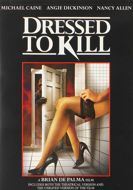 DRESSED TO KILL (1980) Michael Caine,Angie Dickinson,Nancy Allen - Public Domain DVD NO CASE RARE !