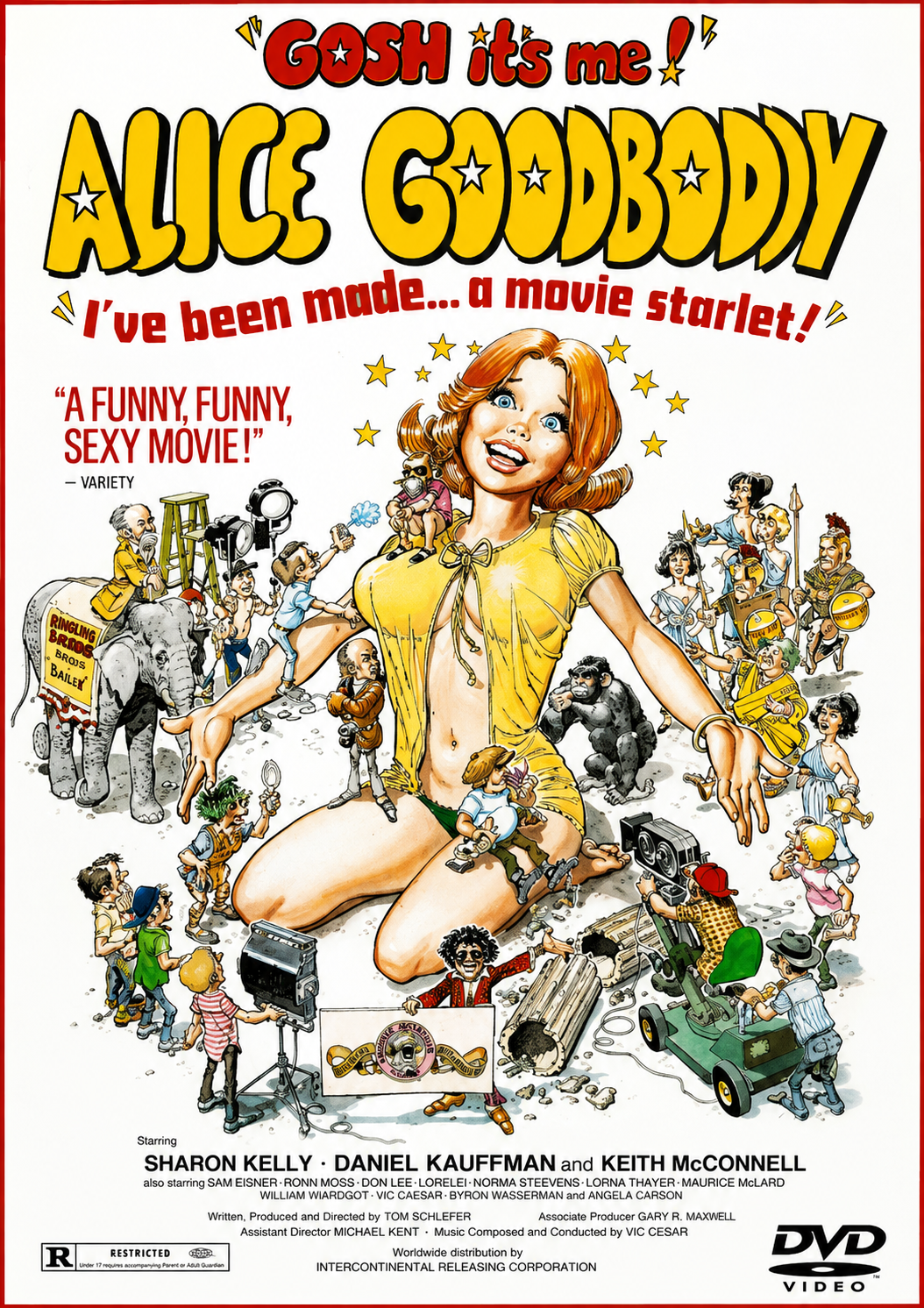 ALICE GOODBODY (1974) Sharon Kelly • Daniel Kauffman • Keith McConnell • Sam Eismeier • Norman Fields • Lyle Felice • Forman Shane - Public Domain Movie DVD NO CASE