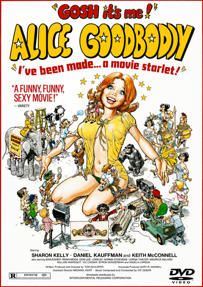 ALICE GOODBODY (1974) Sharon Kelly • Daniel Kauffman • Keith McConnell • Sam Eismeier • Norman Fields • Lyle Felice • Forman Shane - Public Domain Movie DVD NO CASE