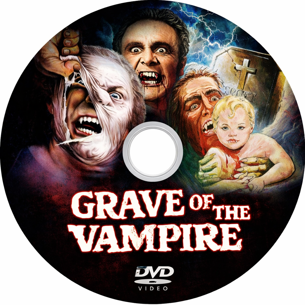 GRAVE OF THE VAMPIRE (1972) William Smith ,Michael Pataki ,Lyn Peters ,Dianne Holden ,Jay Adler  Domain Movie DVD NO CASE