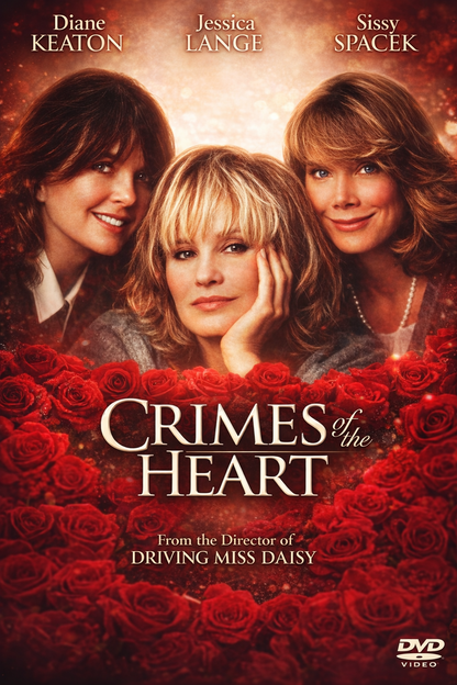 CRIMES OF THE HEART (1986) Diane Keaton, Jessica Lange, Sissy Spacek, Sam Shepard, Tess Harper - Public Domain Movie DVD NO CASE