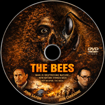 THE BEES (1978) John Saxon,John Carradine,Angel Tompkins,Claudio Brook - Public Domain DVD NO CASE