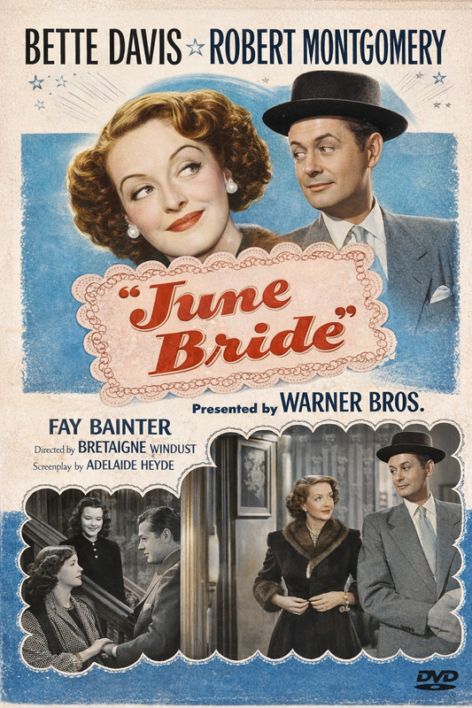 JUNE BRIDE (1948) Bette Davis,Robert Montgomer  - DVD, Public Domain DVD NO CASE