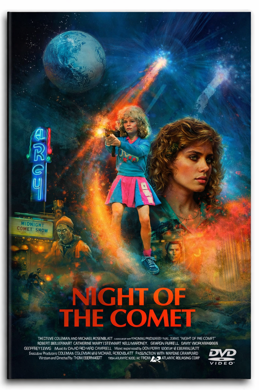 NIGHT OF THE COMET (1984) Robert Beltran,Catherine Mary Stewart,Kelli Maroney,Sharon Farrell - DVD, Public Domain DVD NO CASE