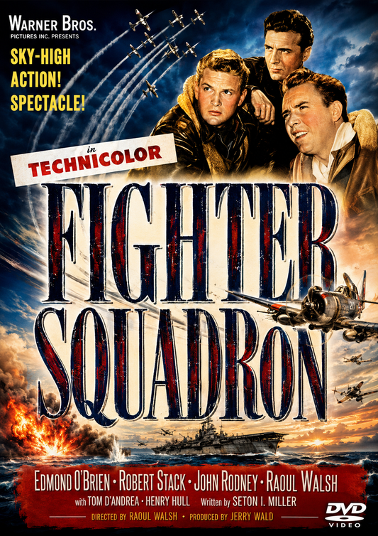 FIGHTER SQUADRON (1948) Edmond O'Brien - Public Domain DVD NO CASE