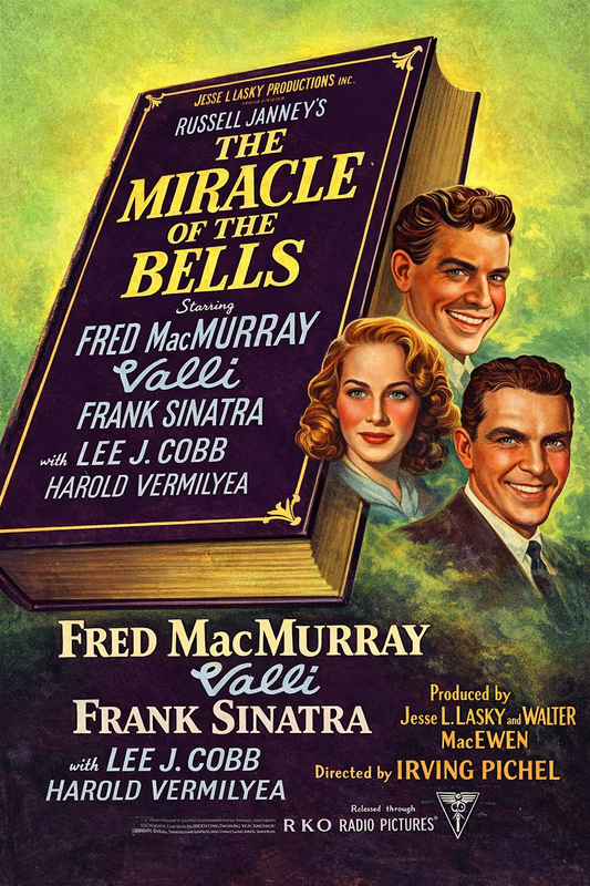 MIRACLE OF THE BELLS (1948) Frank Sinatra - Public Domain Movie DVD NO CASE
