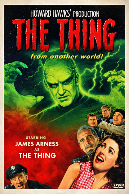 The Thing from Another World (1951) Kenneth Tobey, Public Domain DVD NO CASE