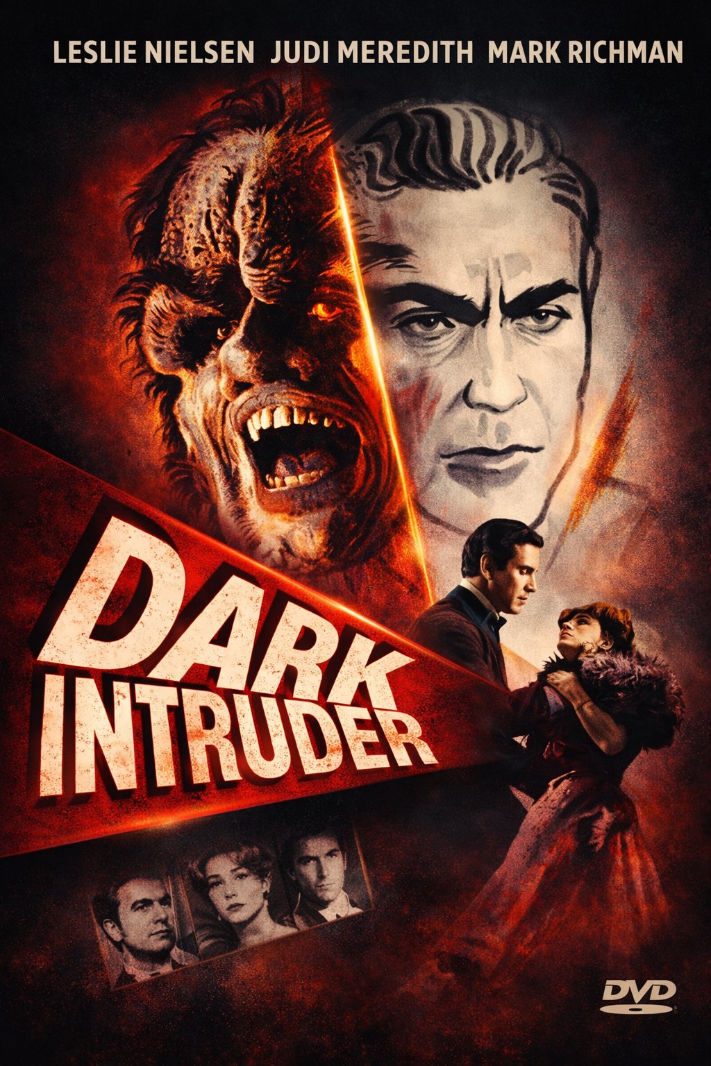 DARK INTRUDER (1965) Leslie Nielsen, Judi Meredith, Mark Richman - Public Domain Movie DVD NO CASE