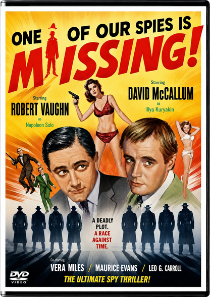 ONE OF OUR SPIES IS MISSING ! (1966) Robert Vaughn, David McCallum, Vera Miles, Maurice Evans, Leo G. Carroll - VERY RARE DELETED TITLE ! - DVD NO CASE