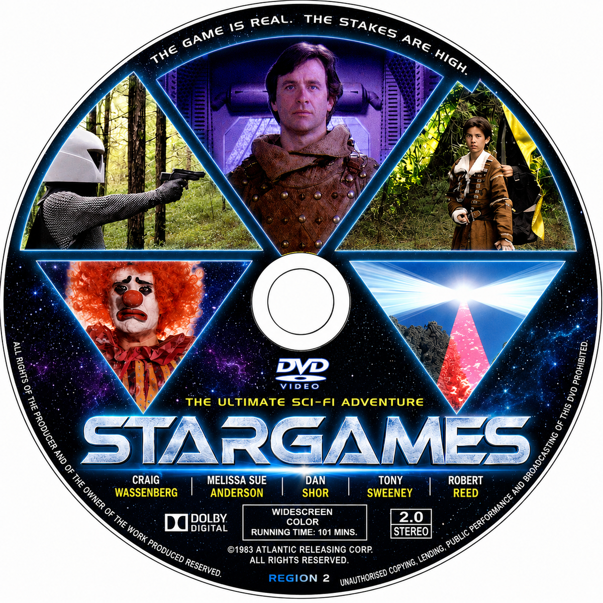 STARGAMES (1997)  Starring - Jacqulin ColJacqulin Cole,Daran Norris,Brian Fitzpatrick,Greydon Clark,Tony Curtis - DVD ONLY NO CASE