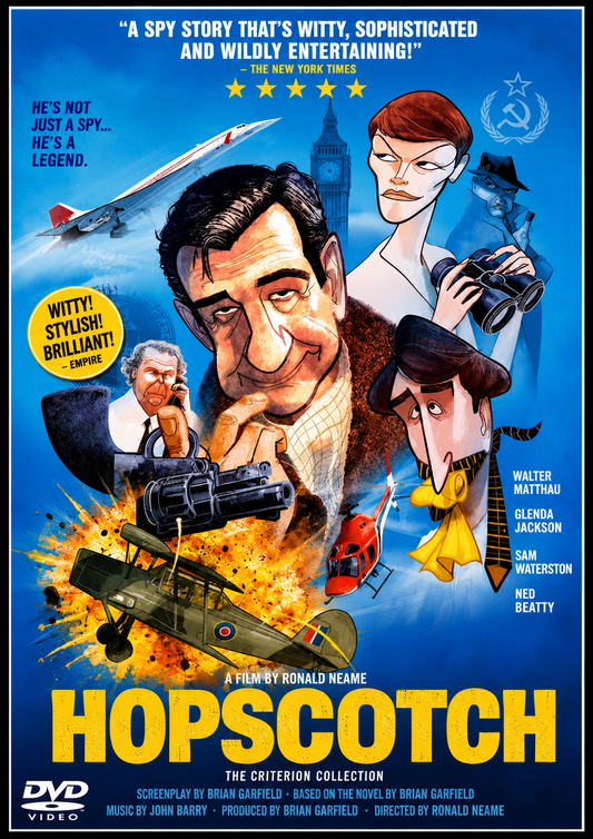 HOPSCOTCH (1980) Glenda Jackson, Walter Matthau - PUBLIC DOMAIN DVD ONLY NO CASE