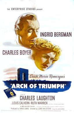 ARC OF TRIUMPH (1948) Ingrid Bergman,Charles Boyer,Charles Laughton - Public Domain DVD NO CASE