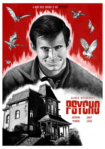 PYSCHO (1960) Anthony Perkins,Vera Miles,John Gavin,Martin Balsam,John McIntire,Janet Leigh - Public Domain DVD NO CASE RARE !
