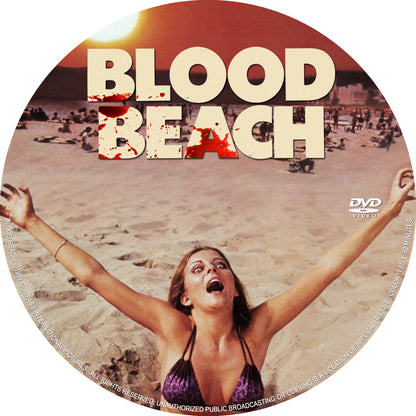 BLOOD BEACH (1980) David Huffman, Marianna Hill, Stefan Gierasch, John Saxon, Burt Young - DVD NO CASE