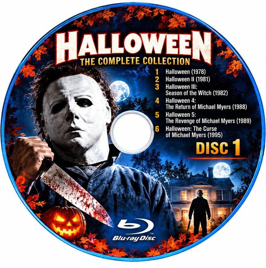 HALLOWEEN - THE COMPLETE 13 MOVIE COLLECTION 1978–2022 X 2 BLU-RAY