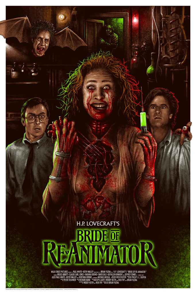BRIDE OF RE-ANIMATOR (1990) Starring - Jeffrey Combs • Bruce Abbott • Fabiana Udenio • David Gale • Kathleen Kinmont • Claude Earl Jones - Public Domain Movie DVD NO CASE