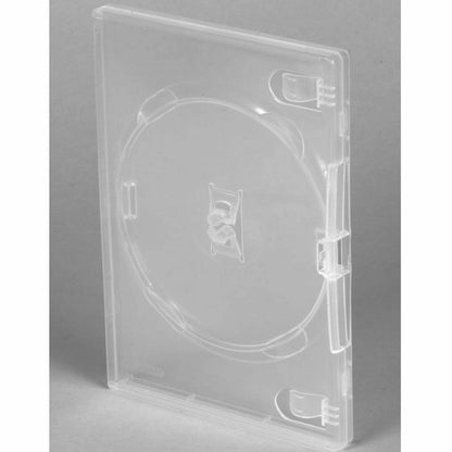 AMARAY 1 X NEW PREMIUM CLEAR 14mm DVD CASE + FREE UK DELIVERY