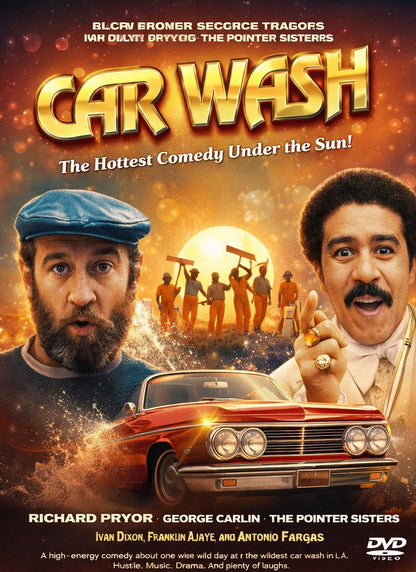 CAR WASH  (1976) RICHARD PRYOR - Public Domain DVD NO CASE