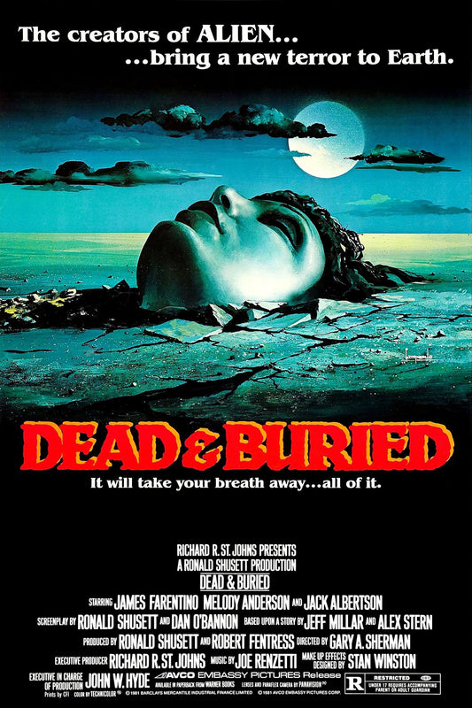 DEAD & BURIED (1981) James Farentino,Melody Redfield,Nancy Locke,Robert Englund - Public Domain DVD NO CASE RARE !