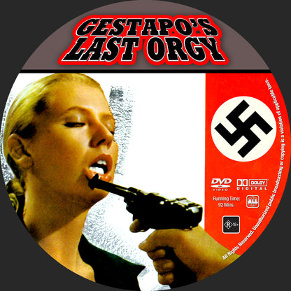 Gestapo's Last Orgy (1977) - Deleted & Banned in UK Title - Starring - Daniela Poggi - Public Domain DVD NO CASE