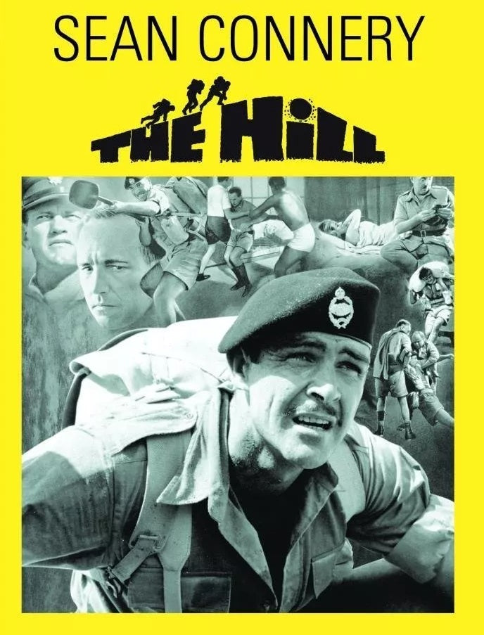 THE HILL (1965) Sean Connery, Roy Kinnear - Public Domain DVD NO CASE