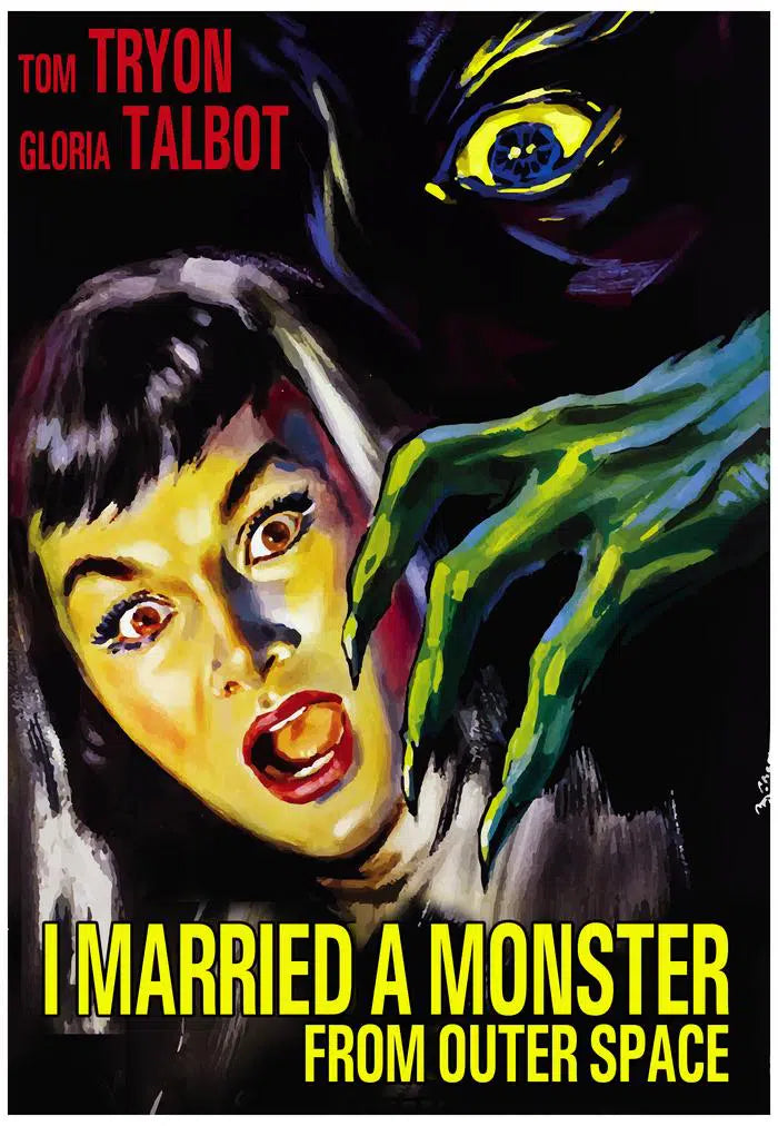 I Married a Monster from Outer Space (1958) (DVD) Ty Hardin, Tom Tryon - Public Domain Movie Disc only