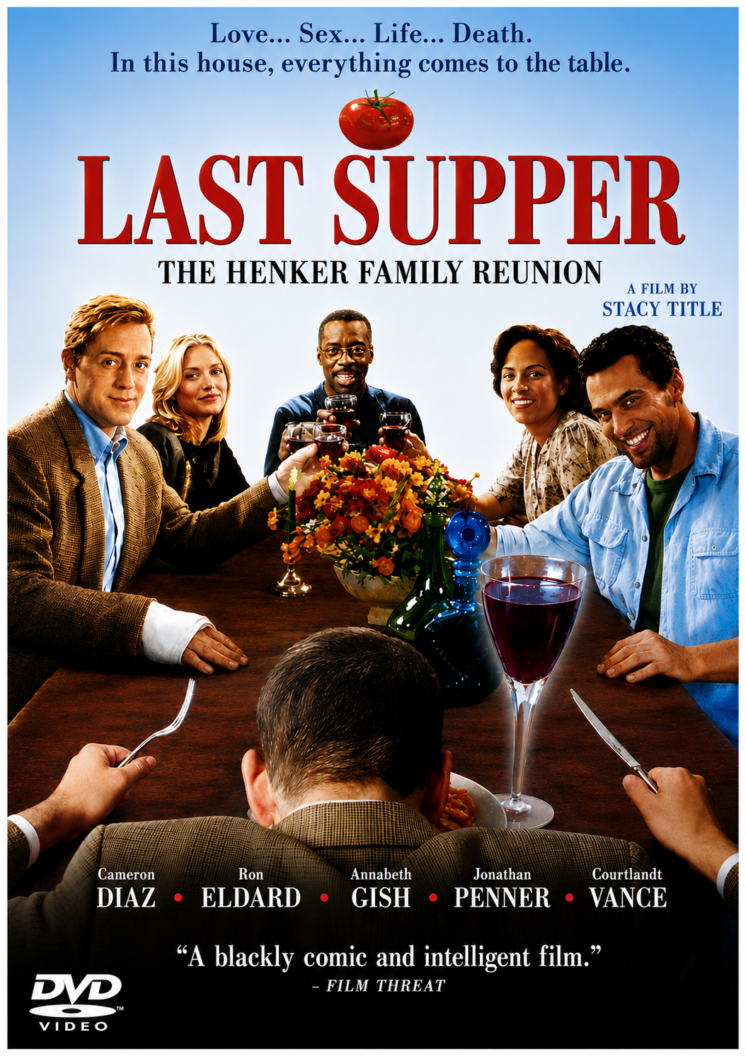 THE LAST SUPPER  (1995) Cameron Diaz,Bill Paxton,Ron Perlman - DVD, Public Domain DVD NO CASE