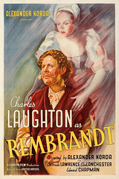 REMBRANDT (1936) Charles Laughton,Gertrude Lawrence  - Public Domain DVD NO CASE