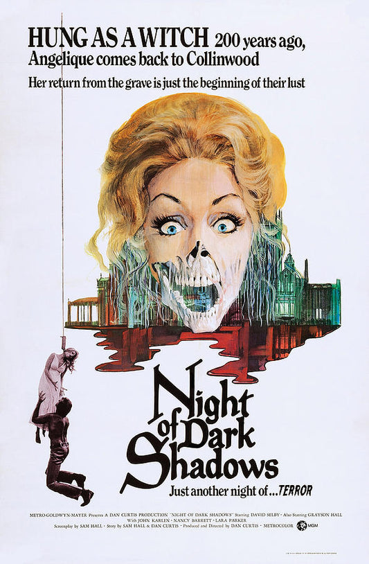 NIGHT OF THE DARK SHADOWS (1971) David Selby,Grayson Hall,John Karlen,Nancy Barrett,Lara Parker,James Storm  - Public Domain DVD NO CASE