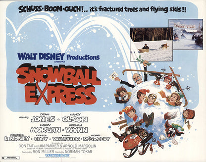 SNOWBALL EXPRESS (1972) Dean Jones,Nancy Olson,Harry Morgan,Keenan Wynn,Johnny Whitaker - DVD ONLY NO CASE