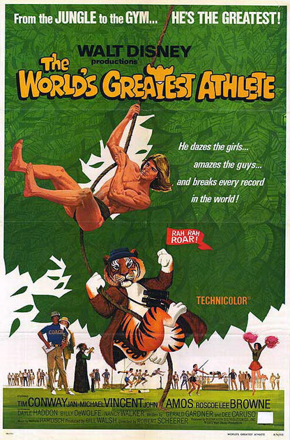 THE WORLD'S GREATEST ATHLETE (1973) John Amos,Roscoe Lee Browne,- Public Domain DVD NO CASE