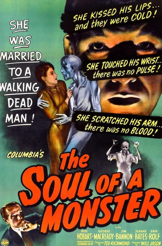 THE SOUL OF A MONSTER (1944) Jeanne Bates, Rose Hobart, George Macready, Jim Bannon, Erik Rolf - DVD ONLY NO CASE