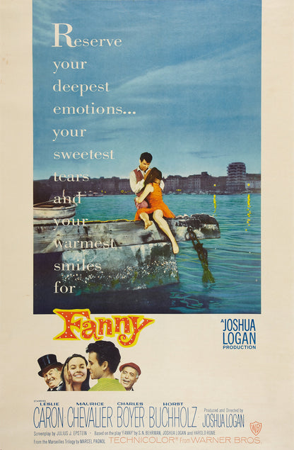 FANNY (1961) Leslie Caron (Gigi) Maurice Chevalier, Charles Boyer - PUBLIC DOMAIN DVD ONLY NO CASE