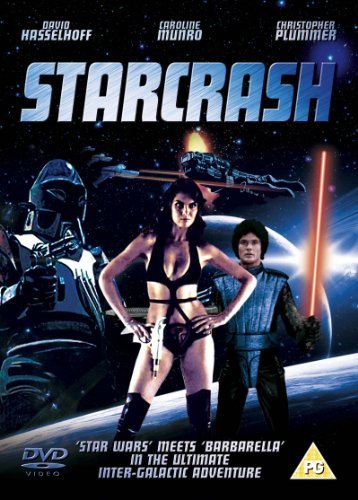 STARCRASH (1978) Marjoe Gortner,Caroline Munro,David Hasselhoff.Joe Spinell,Christopher Plummer - Public Domain DVD NO CASE