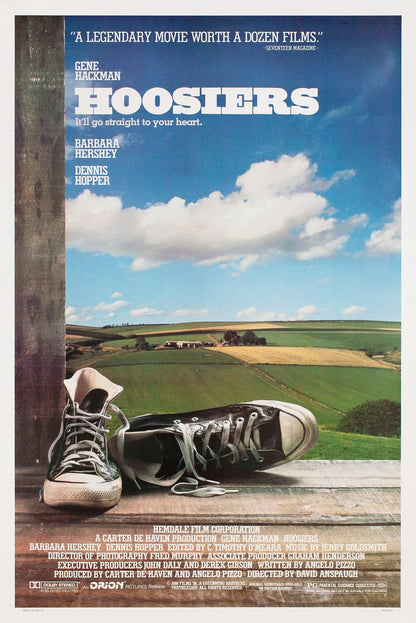HOOSIERS (1986) Gene Hackman, Barbara Hershey, Sheb Wooley, Dennis Hopper, Fern Persons - PUBLIC DOMAIN DVD ONLY NO CASE