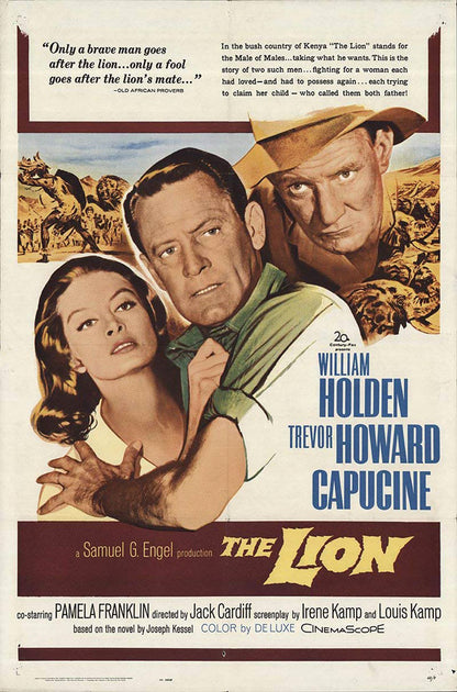 THE LION (1962)  William Holden,Trevor Howard,Capucine - Public Domain Movie DVD NO CASE