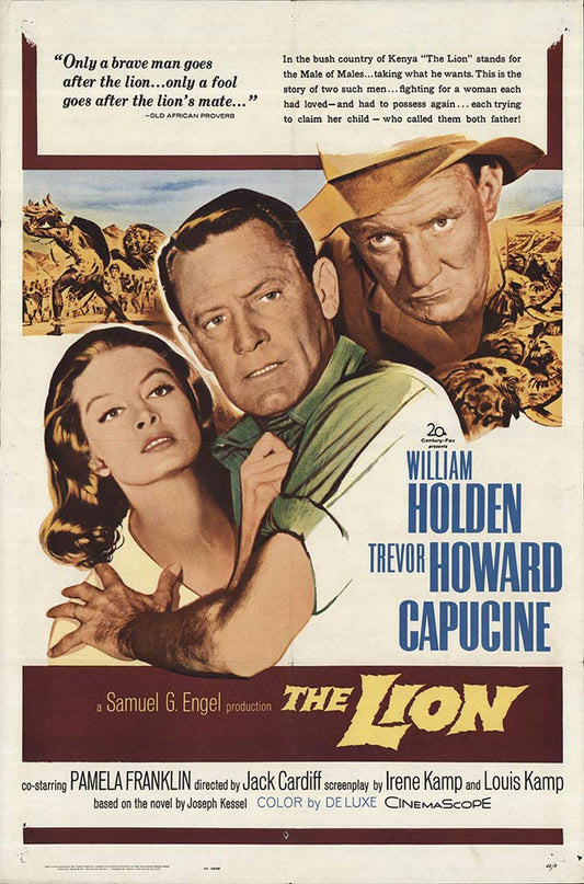 THE LION (1962)  William Holden,Trevor Howard,Capucine - Public Domain Movie DVD NO CASE