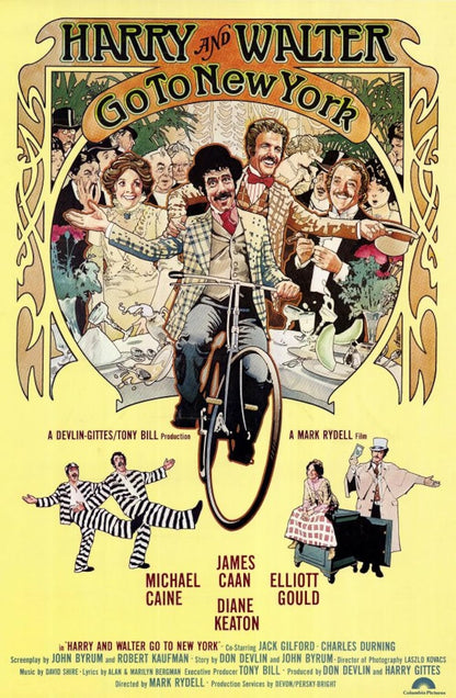 HARRY AND WALTER GO TO NEW YORK (1976) James Caan,Michael Caine,Elliott Gould,Diane Keaton,Jack Gilford,Charles Durning - PUBLIC DOMAIN DVD ONLY NO CASE