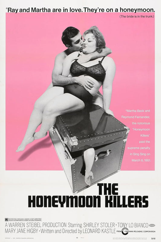 THE HONEYMOON KILLERS (1970) Shirley Stoler,Tony Lo Bianco,Marilyn Chris,Doris Roberts - Public Domain DVD NO CASE RARE !
