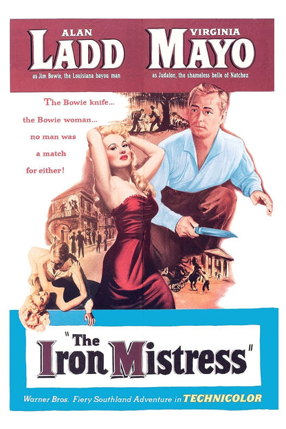 THE IRON MISTRESS (1952) Alan Ladd,Virginia Mayo - PUBLIC DOMAIN DVD NO CASE