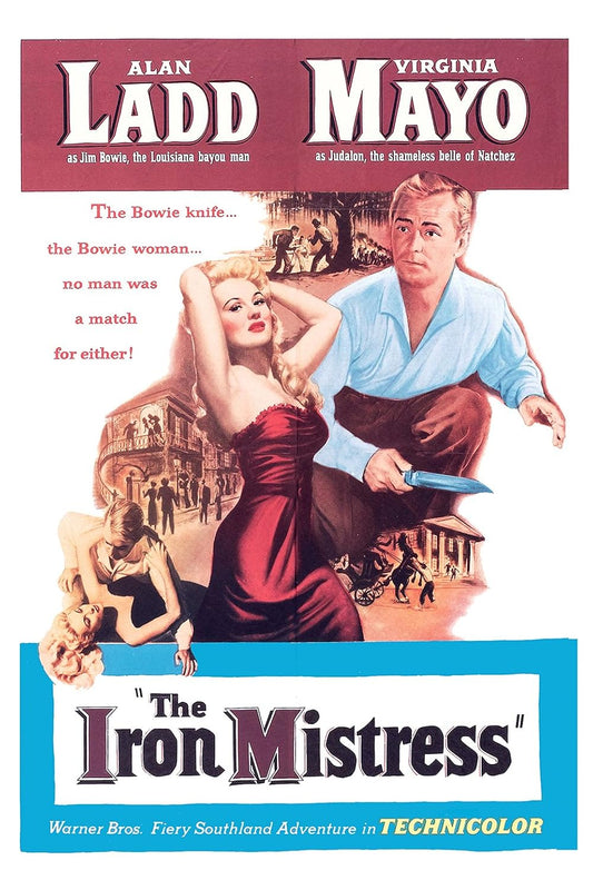 THE IRON MISTRESS (1952) Alan Ladd,Virginia Mayo - PUBLIC DOMAIN DVD NO CASE
