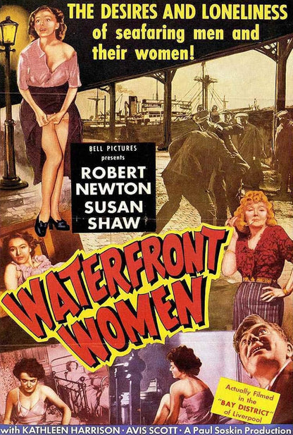 WATERFRONT WOMEN (aka WATERFRONT) (1950) Robert Newton,Kathleen Harrison,Susan Shaw - Public Domain DVD NO CASE