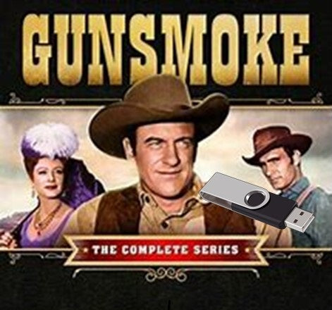 GUNSMOKE TV SERIES - COMPLETE COLLECTION  1955 to 1975 (Complete TV Series ) ON USB