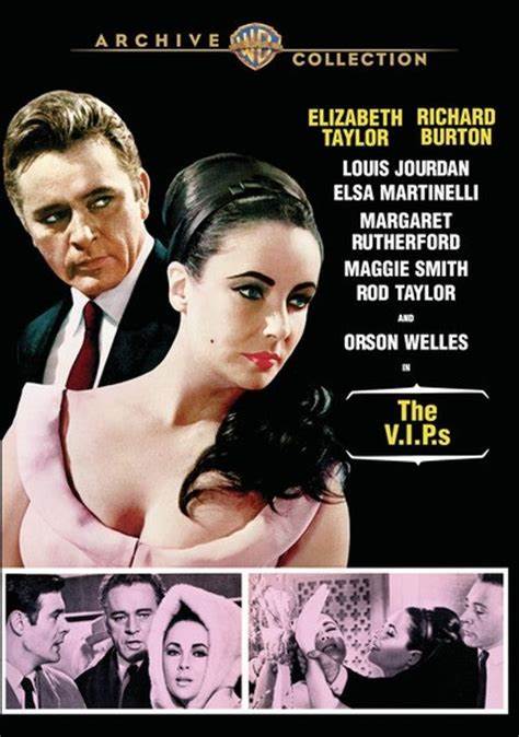 THE V.I.Ps (1963) Starring - Maggie Smith,Elsa Martinelli, Elizabeth Taylor, Richard Burton, Rod Taylor, Louis Jourdan - Public Domain DVD NO CASE