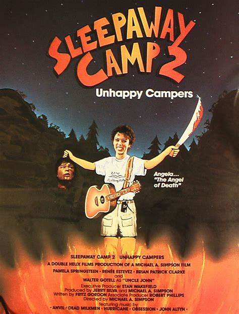 SLEEPAWAY CAMP 2:UNHAPPY CAMPERS - PUBLIC DOMAIN DVD ONLY NO CASE