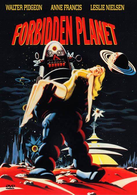 Forbidden Planet (1956) Walter Pidgeon - Public Domain DVD NO CASE