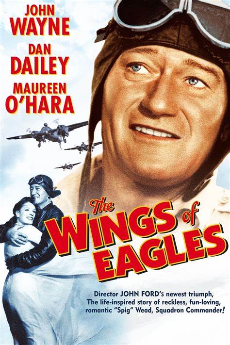 THE WINGS OF EAGLES (1957) John Wayne - PUBLIC DOMAIN DVD NO CASE