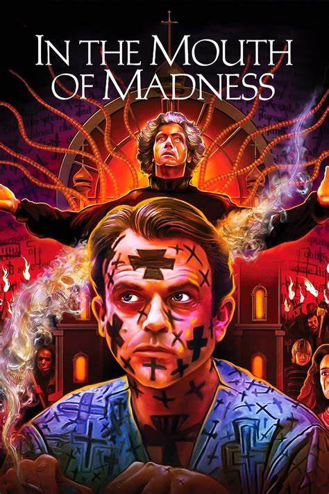IN THE MOUTH OF MADNESS (1994) Sam Neill, Julie Carmen, Jürgen Prochnow, Charlton Heston - DVD NO CASE